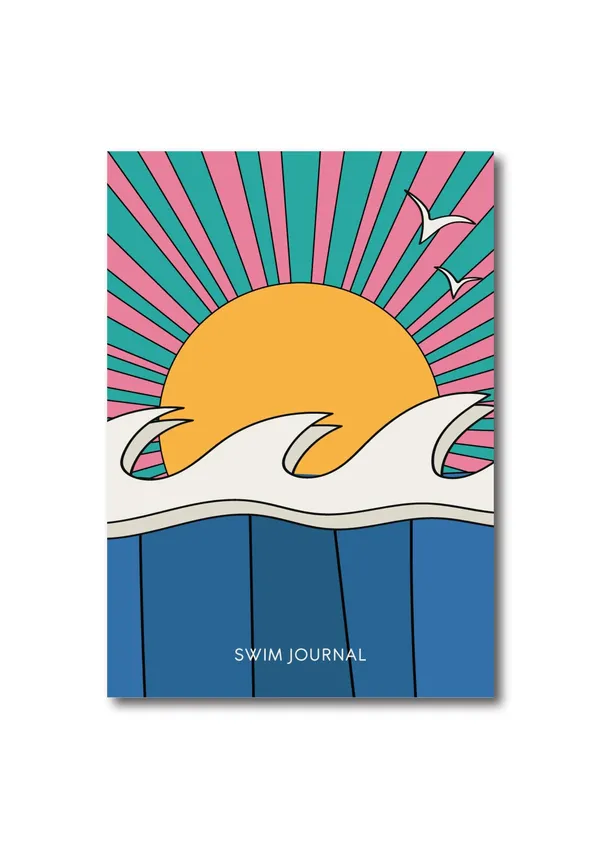 Swim Journal Notebook A5 Sea Swimming Logbook