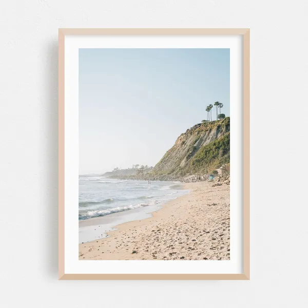 Dana Point Beach Coastal Landscape Art Print
