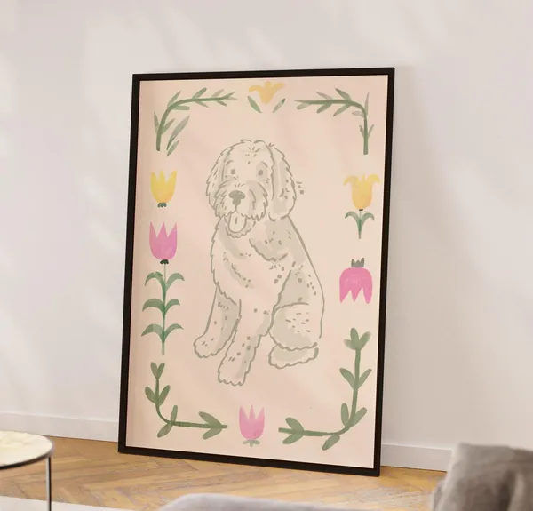 Custom Pet Portrait Watercolor Memorial Cat Art Print