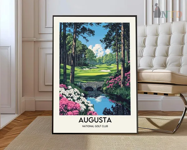 Augusta National Golf Club Amen Corner Art Print