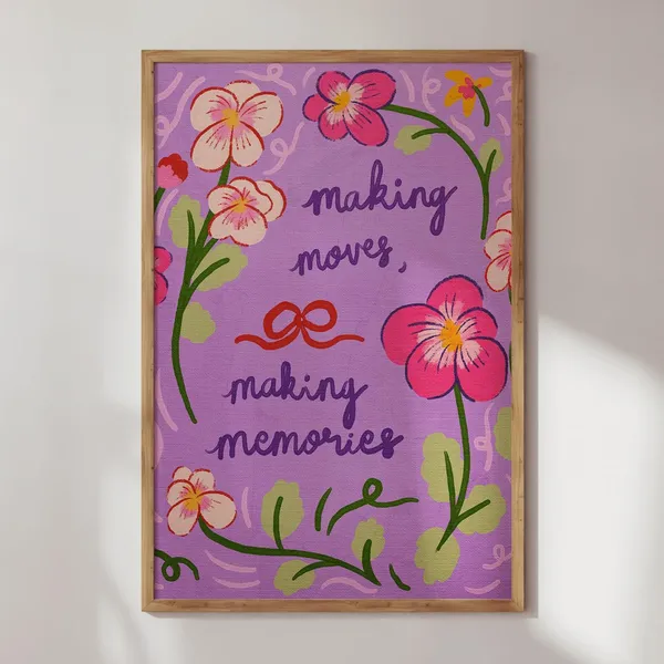 Boss Mom Motivational Quote Art Print, Office Decor