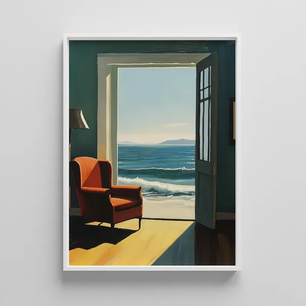 Edward Hopper-Inspired Realism Art Print