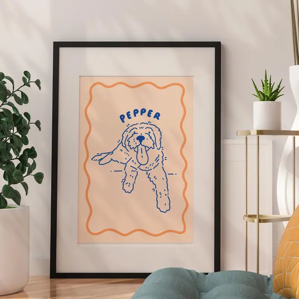 Pet Photo Dog Cat Memorial Art Print