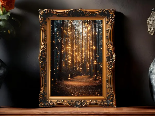 Enchanted Forest Print, Autumn Decor Art Print