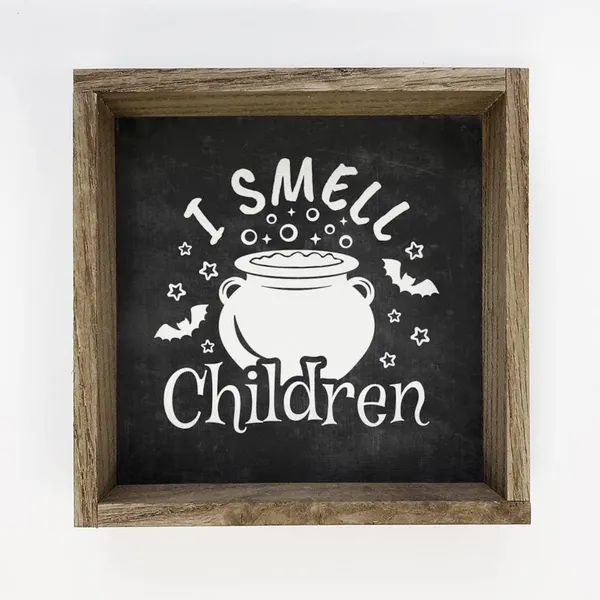 I Smell Children Halloween Word Art Print
