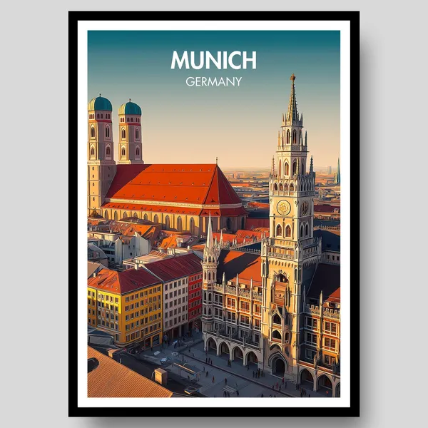 Munich Germany Wall Art Poster Print