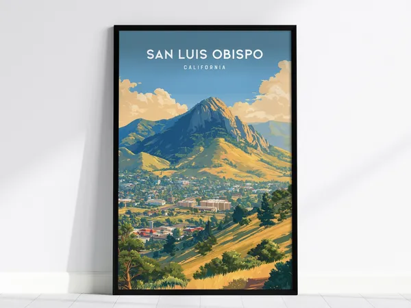 Bishop Peak San Luis Obispo Art Print