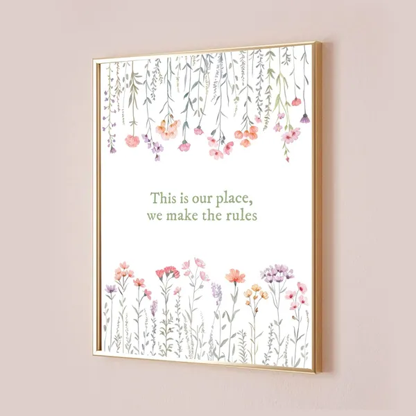 Taylor Quote Poster, Subtle Office Wall Art Print