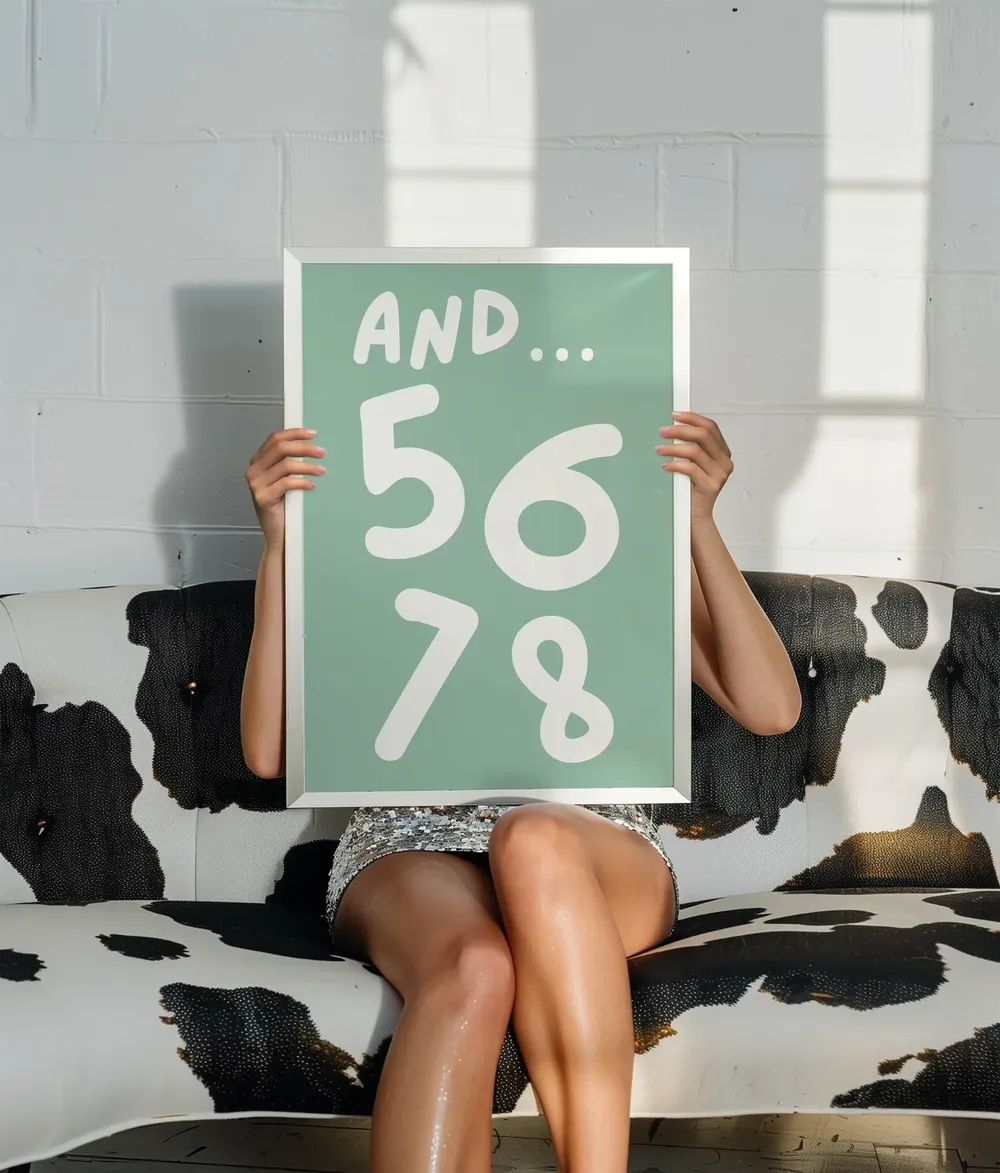 And 5678 Dance Poster, Motivational Studio Decor - Image 2