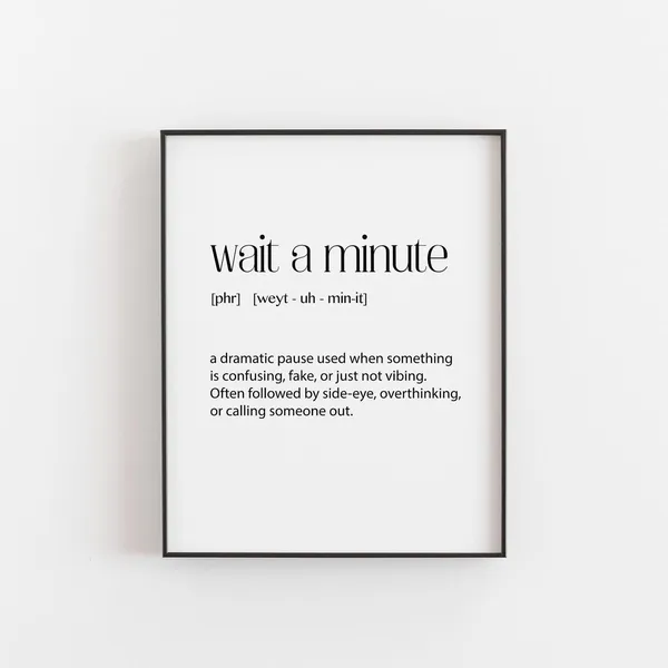 Funny Teen Girl Wall Art, Sassy Quote Poster