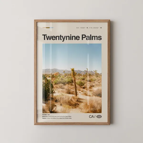 Twentynine Palms Joshua Tree National Park Art Print