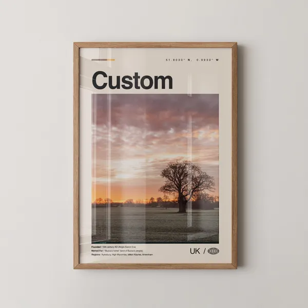 Custom Travel Print, Personal Place Wall Art