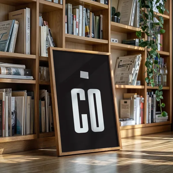 Colorado State Abbreviation Minimalist Black White Art Print