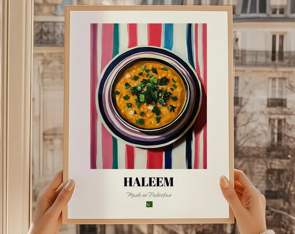 Haleem Pakistani Porridge Cuisine Art Print