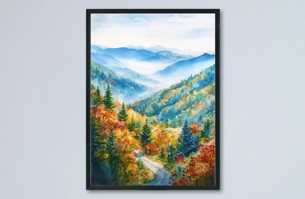 Great Smoky Mountains Wall Art Print