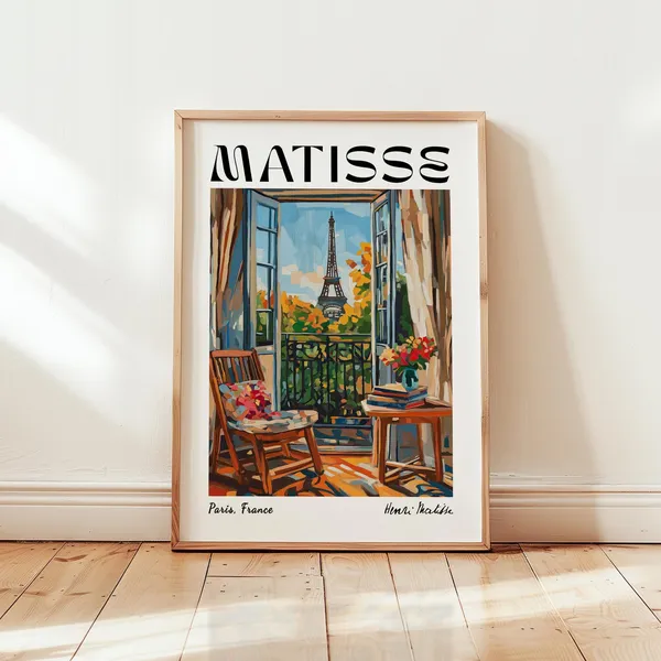 Henri Matisse Eiffel Tower Poster, Paris Art Print