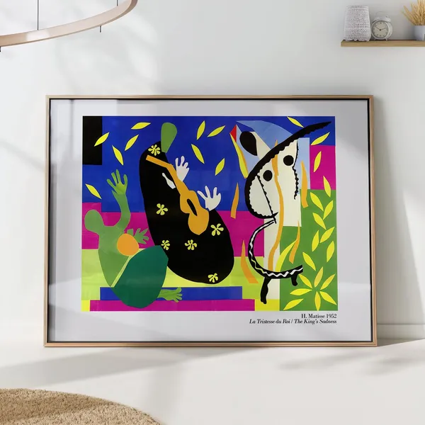 Matisse The King Sadness Exhibition Poster
