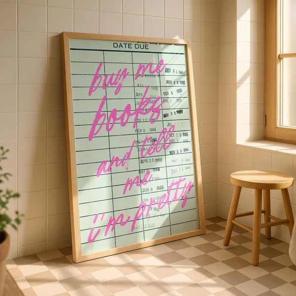 Quotes About Books Bibliophile Art Print