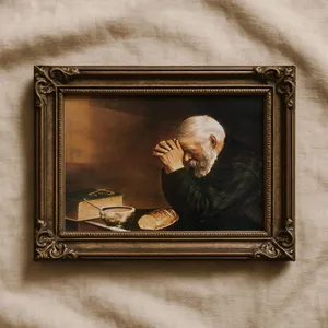 Grace by Eric Enstrom Vintage Christian Art Print