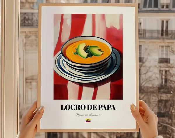 Locro De Papa Ecuadorian Soup Café Decor Art Print