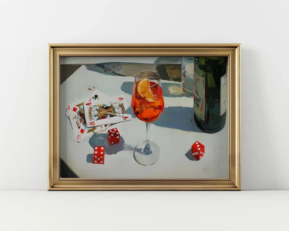 Summer Party Aperol Spritz Art Print