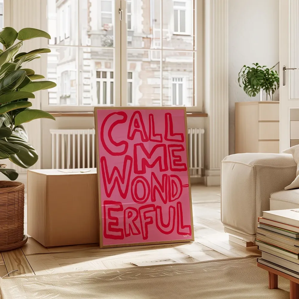 Call Me Wonderful Olivia Dean Art Print