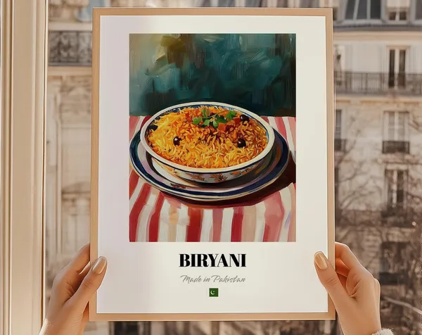 Biryani Pakistani Rice Dish Cuisine Decor Art Print