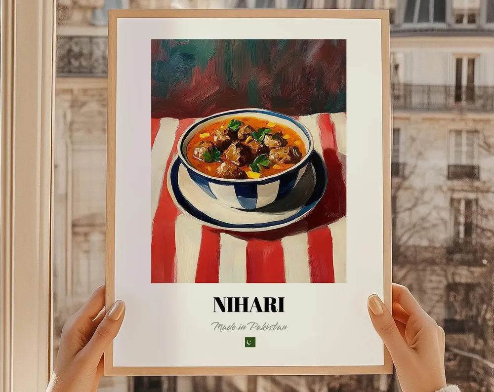 Nihari Pakistani Stew Cuisine Art Print