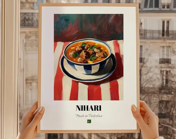 Nihari Pakistani Stew Cuisine Art Print