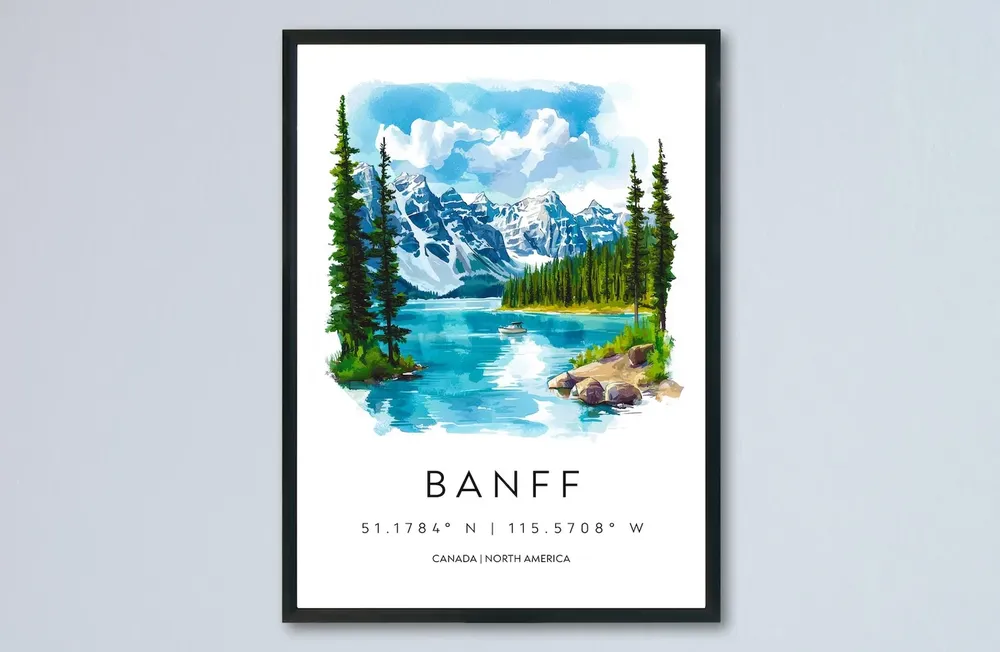 Banff Gift Lovers Canada Poster