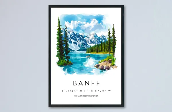 Banff Gift Lovers Canada Poster