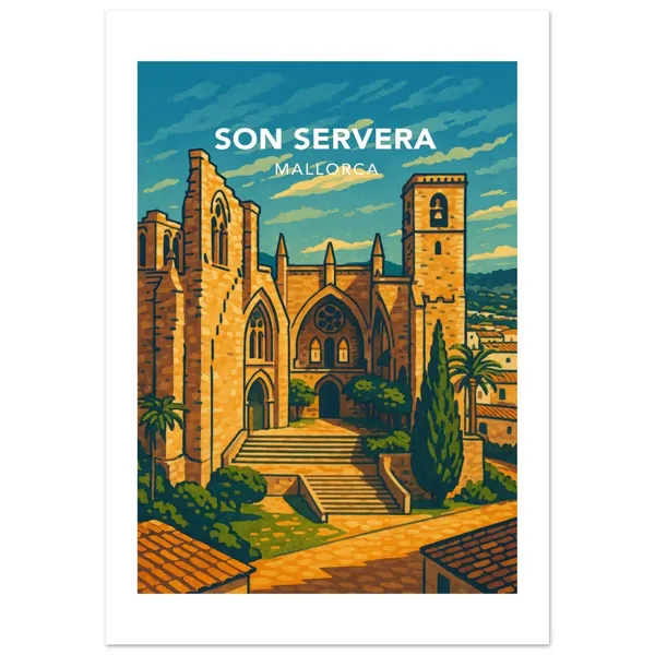 Son Servera Illustration Poster Print