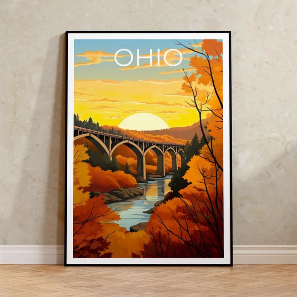 Cuyahoga Valley National Park Travel Poster