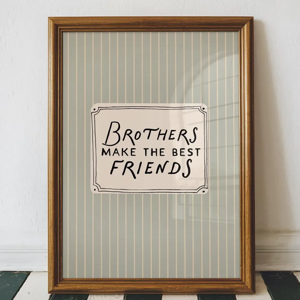 Boys Room Wall Art Poster