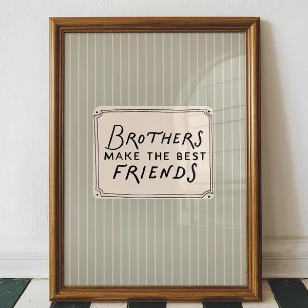 Boys Room Wall Art Poster