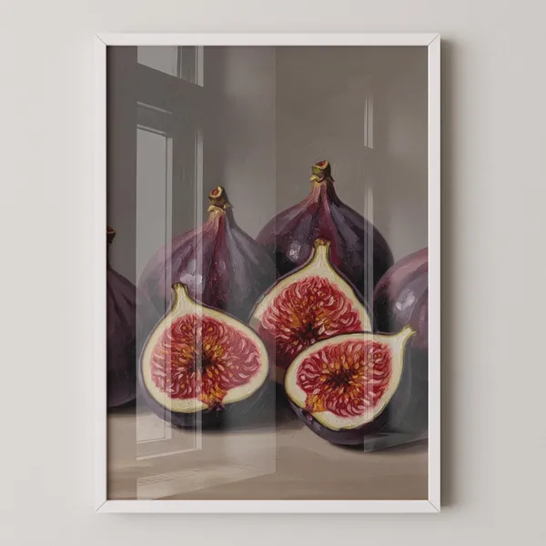 Figs Painterly Still Life Art Print