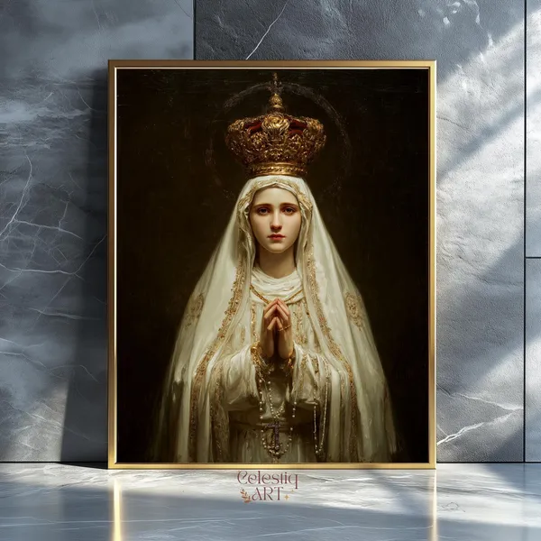 Our Lady of Fatima Catholic Virgin Mary Art Print