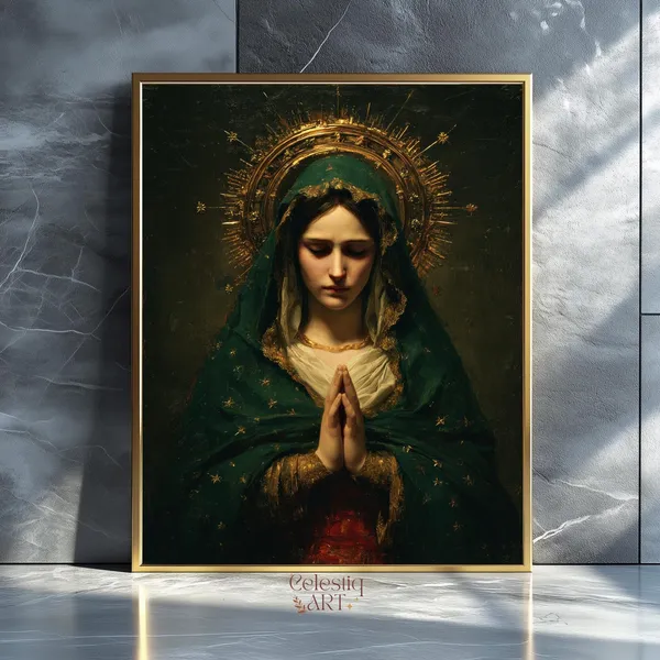 Our Lady Of Guadalupe Art Print, Catholic Virgin Mary