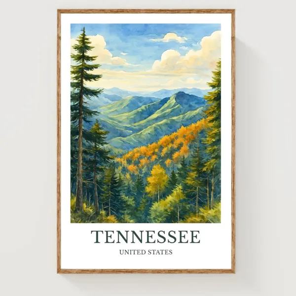 Tennessee Travel Poster