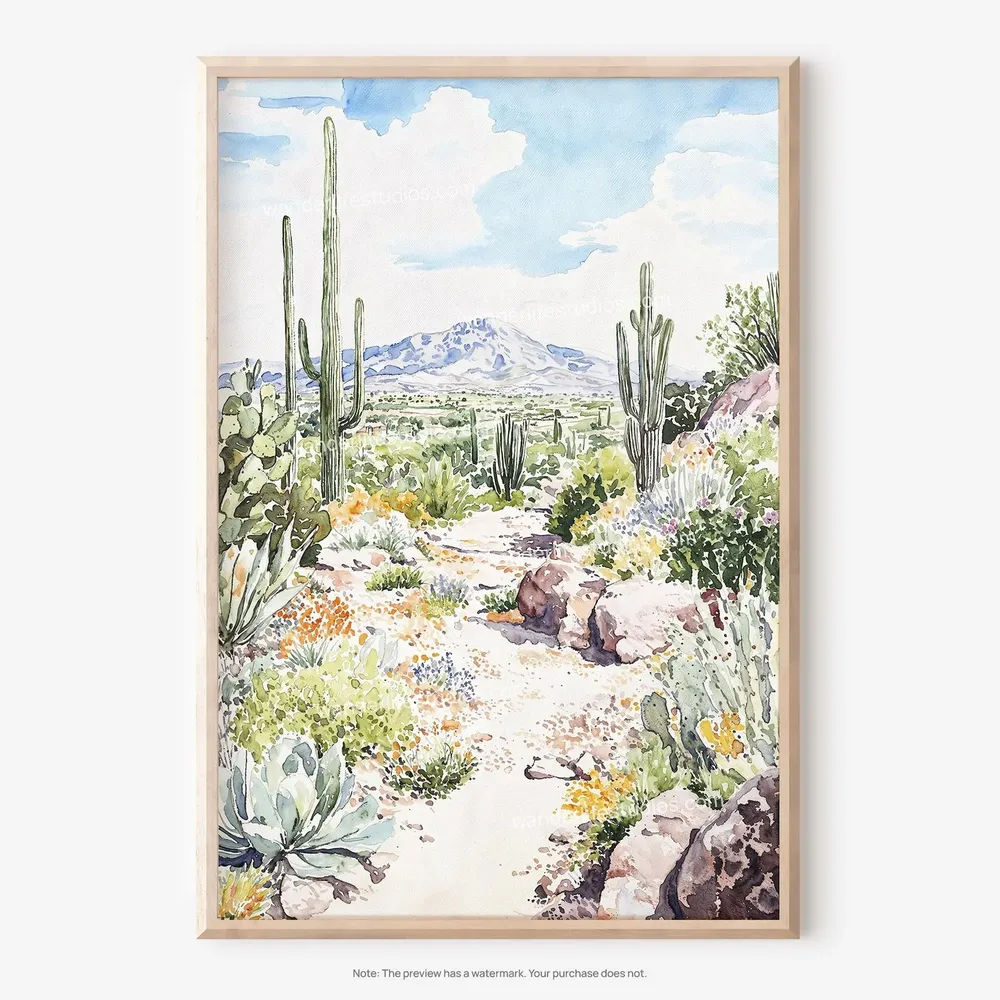 Saguaro National Park Wall Art Poster