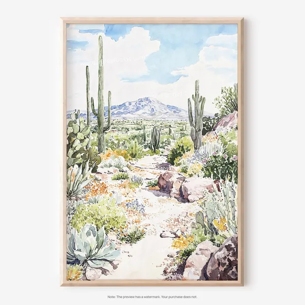 Saguaro National Park Wall Art Poster