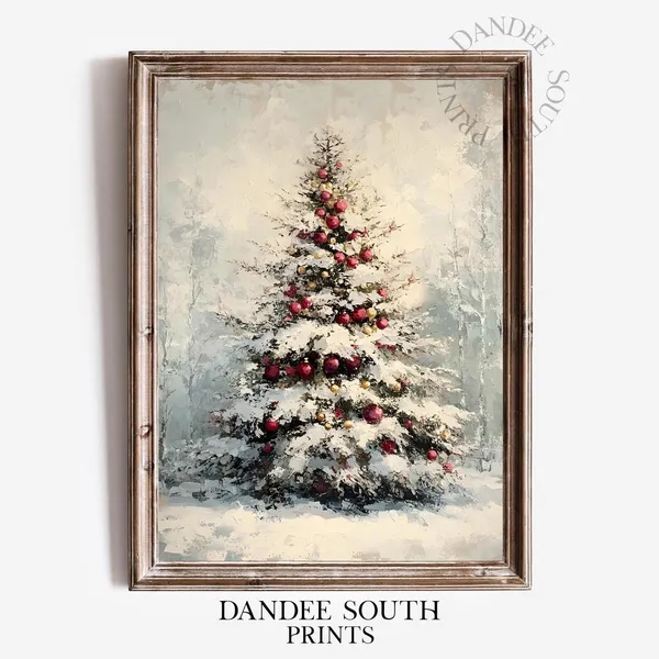 Rustic Winter Home Decor Art Print