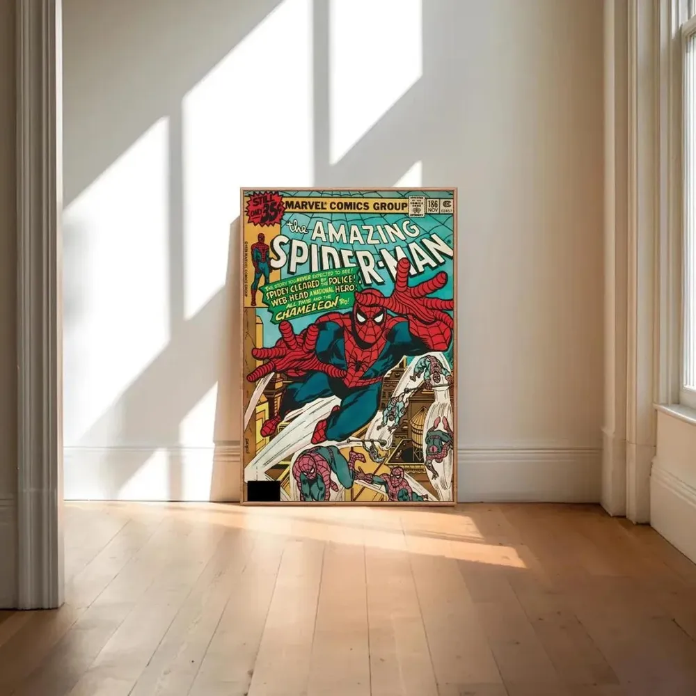 Amazing Spider-Man 186 Retro Marvel Comic Book Cover Art Poster - Image 5