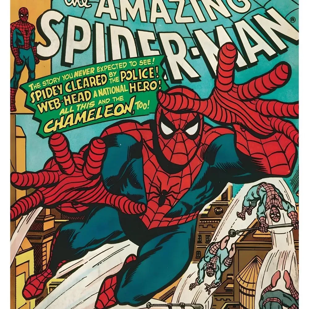 Amazing Spider-Man 186 Retro Marvel Comic Book Cover Art Poster - Image 2