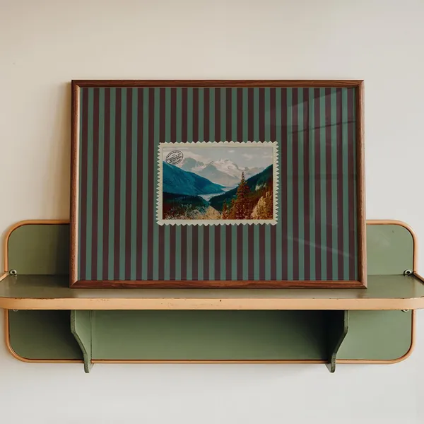 Banff Vintage Canada Travel Poster, Mid-Century Style