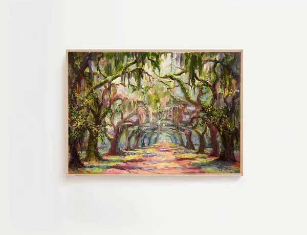Savannah Wormsloe Historic Site Travel Poster