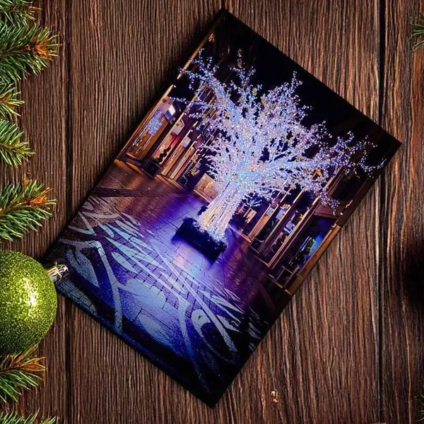 Multrees Hill Christmas Card Art Print