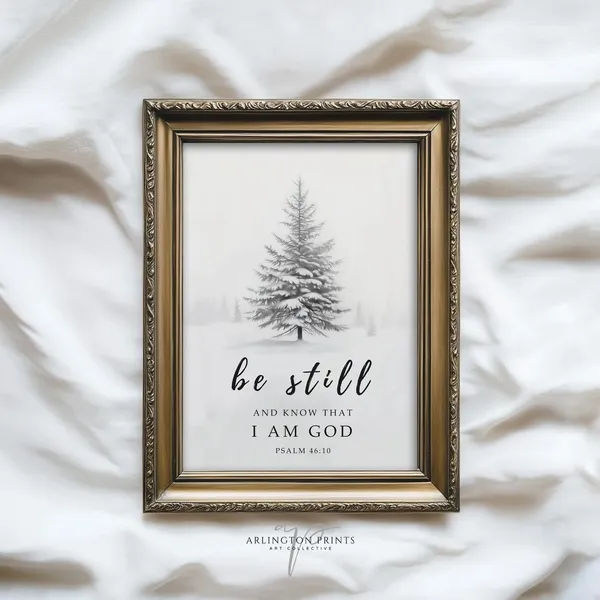 Christmas Bible Verse Art Print, Holiday Scripture