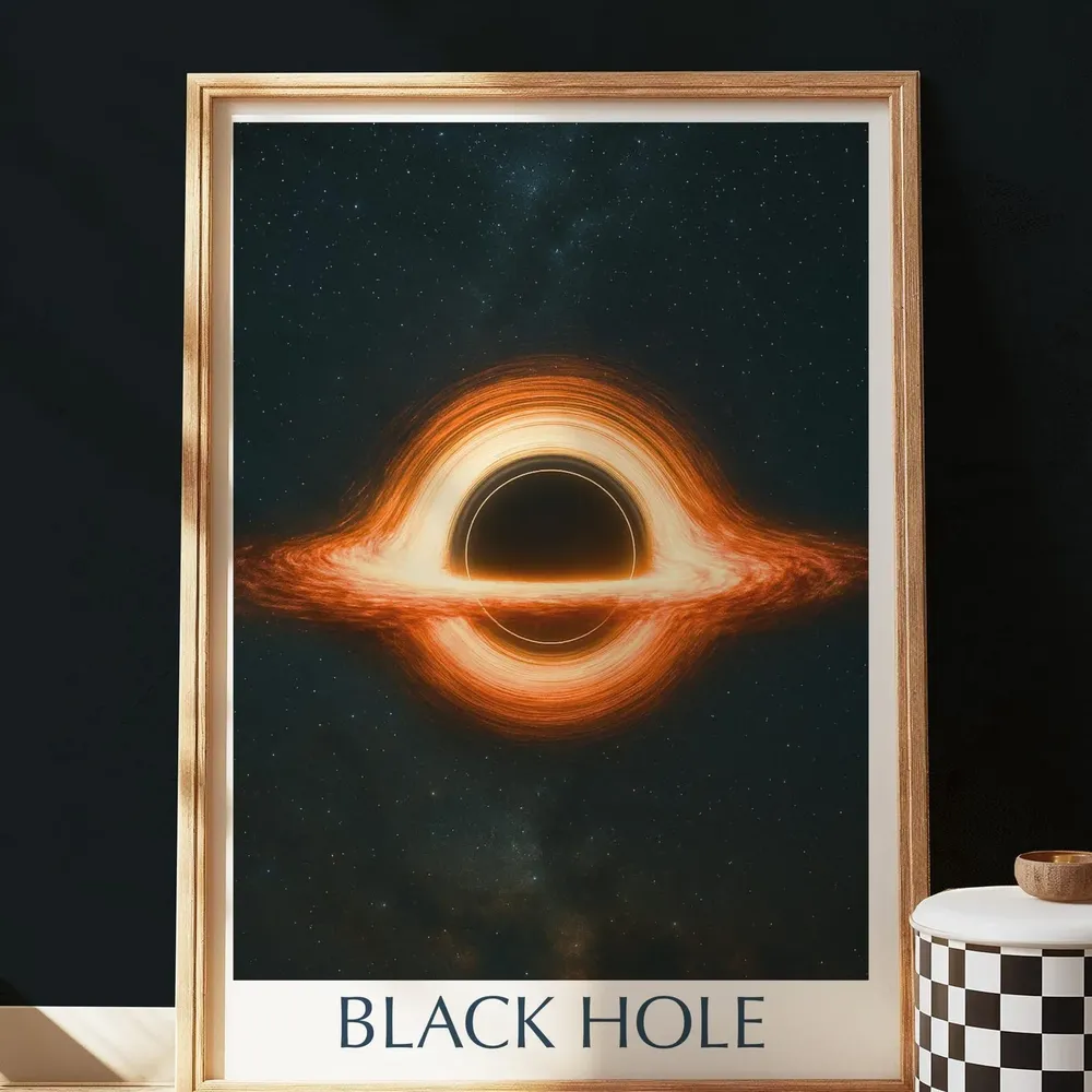 Black Hole Cosmic Astronomy Art Print