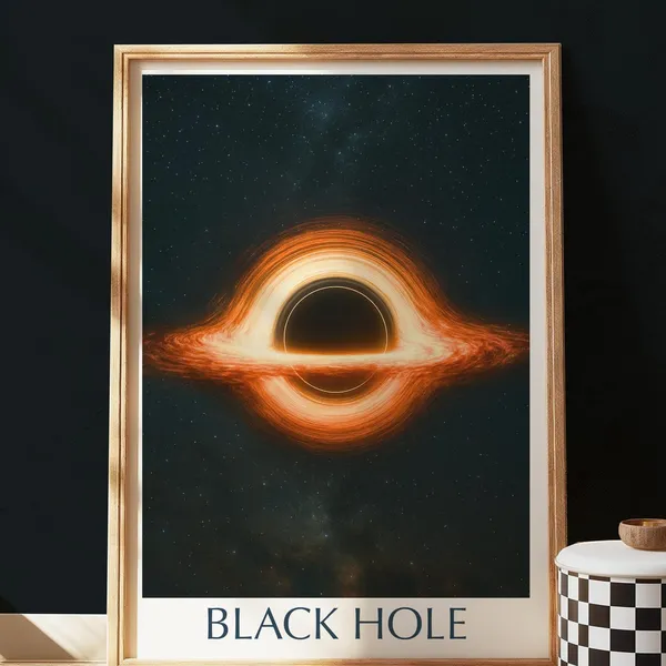 Black Hole Cosmic Astronomy Art Print